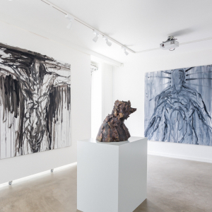 Installation view of the exhibition "Works 22/23" by Christian Lemmerz at Hans Alf Gallery