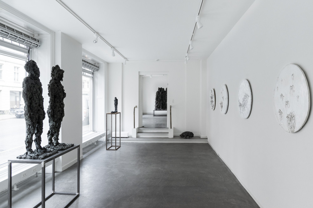 Installation view of the exhibition "The Innocent Guilty" by Jørgen Haugen Sørensen at Hans Alf Gallery