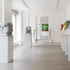 Installation view of the 2023 exhibition "1.2.3." by Adam Parker Smith at Hans Alf Gallery