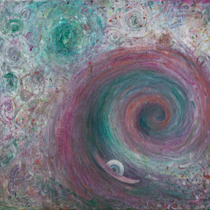 The Spiral, 2023, painting by Anders Brinch