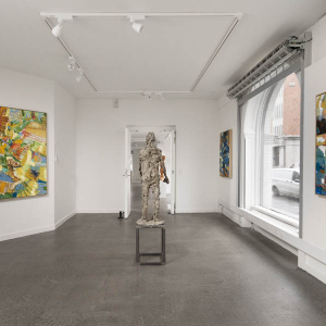 Installation view of the 2022 exhibition "The Great Big Winter Show #2" at Hans Alf Gallery