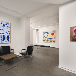 Installation view of the 2022 exhibition "The Great Big Winter Show #2" at Hans Alf Gallery