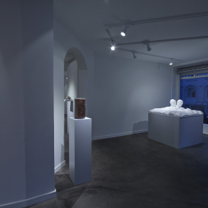 Installation view of the 2015 exhibition "Limbo" by Christian Lemmerz at Hans Alf Gallery