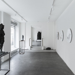 Installation view of the exhibition "The Innocent Guilty" by Jørgen Haugen Sørensen at Hans Alf Gallery