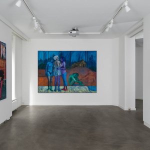 Installation view of the 2022 exhibition "Days of Oblivion" by Anne Torpe at Hans Alf Gallery
